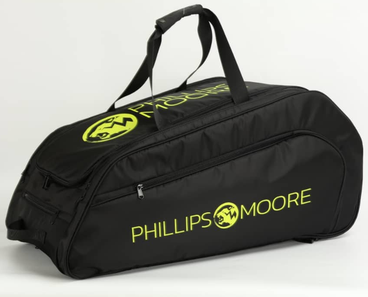 Phillips-Moore Black Racket Bag
