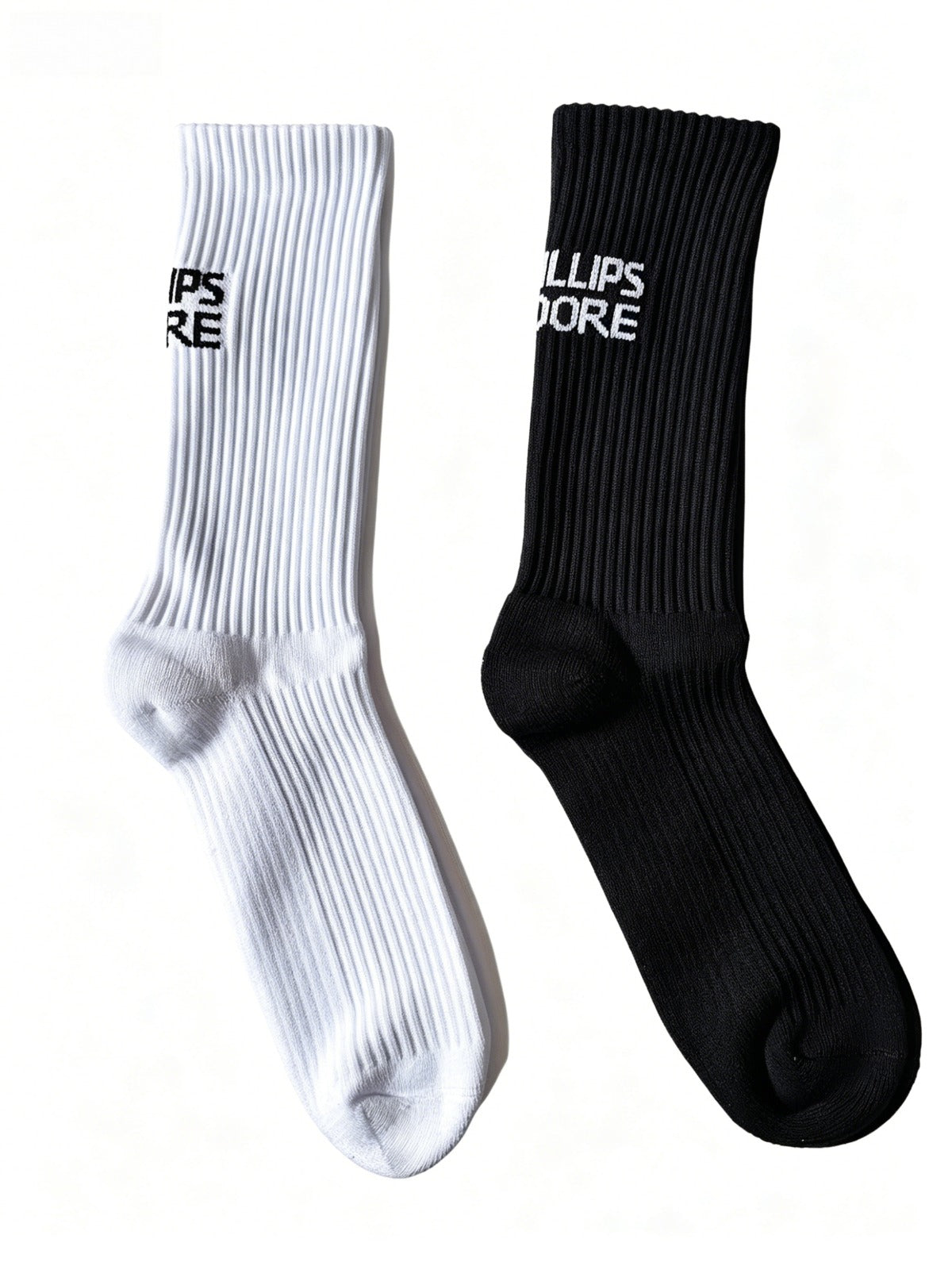 Phillips-Moore Black Tennis Socks