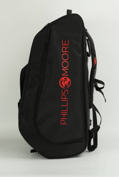 Phillips-Moore Black Racket Bag